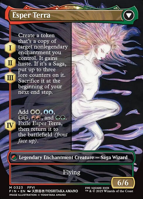 Terra, Magical Adept // Esper Terra - Verso