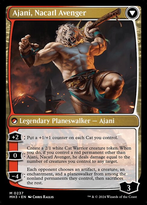 Ajani, Nacatl Pariah // Ajani, Nacatl Avenger - Verso