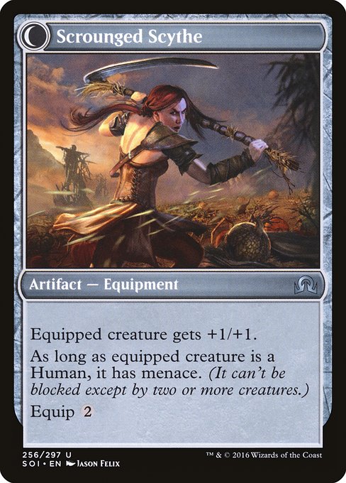 Harvest Hand // Scrounged Scythe - Verso