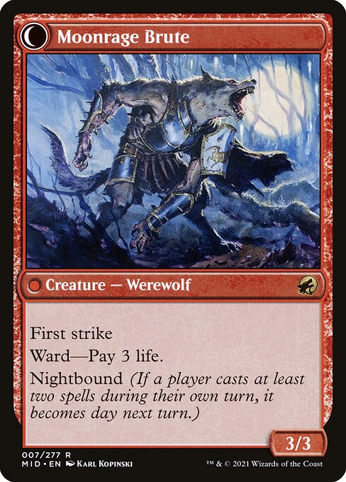 Brutal Cathar // Moonrage Brute - Verso