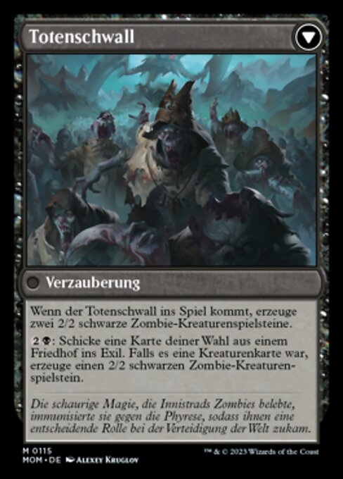 Invasion of Innistrad // Deluge of the Dead - Verso