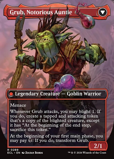 Grub, Storied Matriarch // Grub, Notorious Auntie - Verso