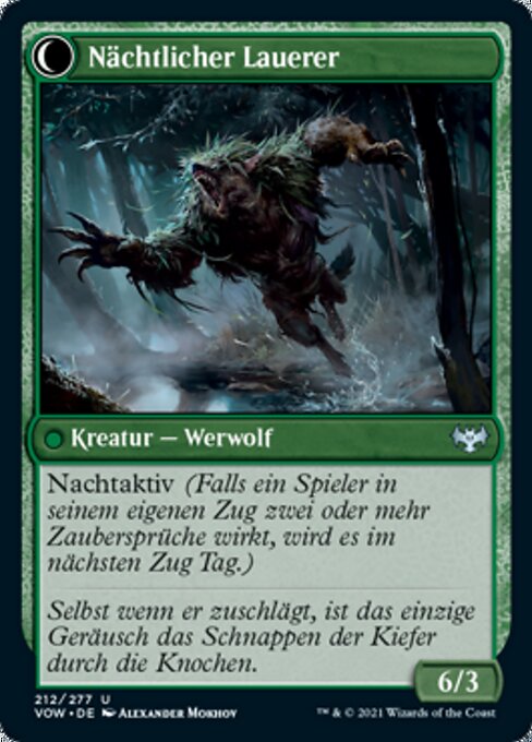 Oakshade Stalker // Moonlit Ambusher - Verso