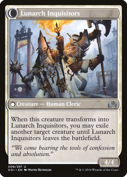 Avacynian Missionaries // Lunarch Inquisitors - Verso