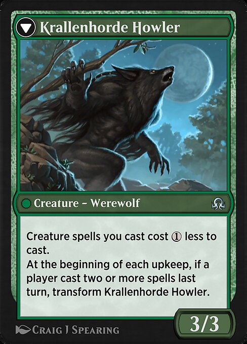 Duskwatch Recruiter // Krallenhorde Howler - Verso