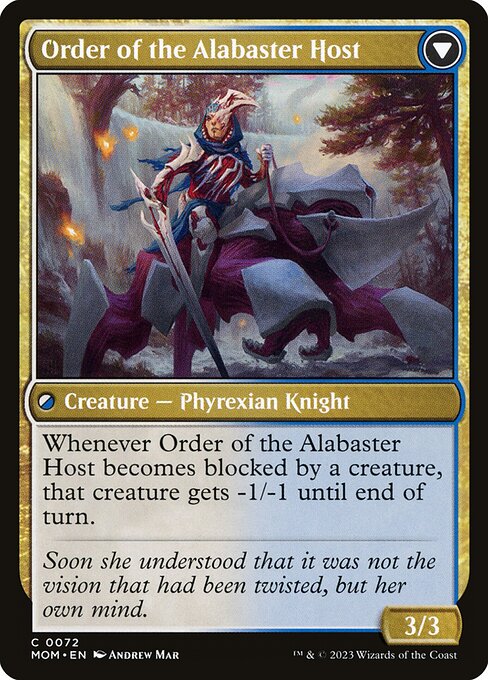 Order of the Mirror // Order of the Alabaster Host - Verso