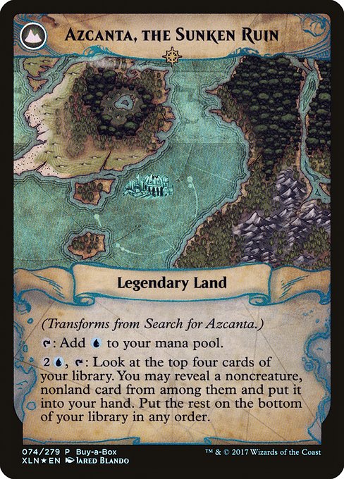 Search for Azcanta // Azcanta, the Sunken Ruin - Verso