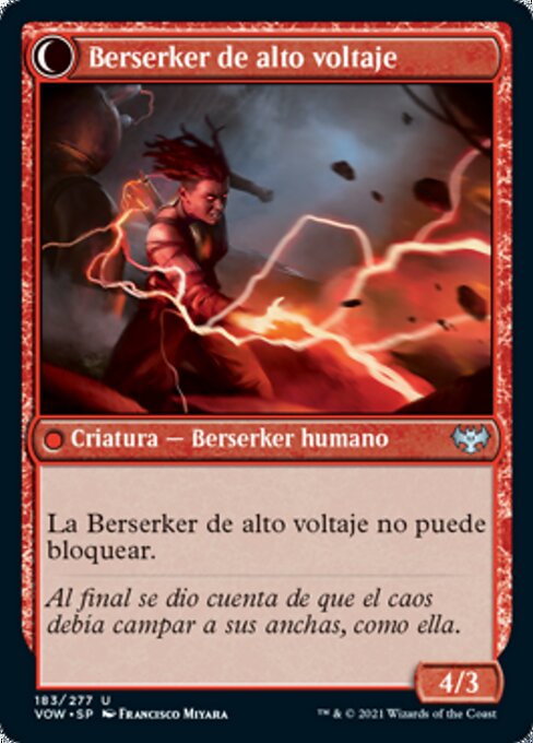 Voltaic Visionary // Volt-Charged Berserker - Verso