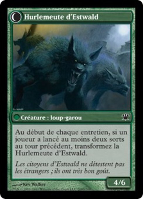 Villagers of Estwald // Howlpack of Estwald - Verso