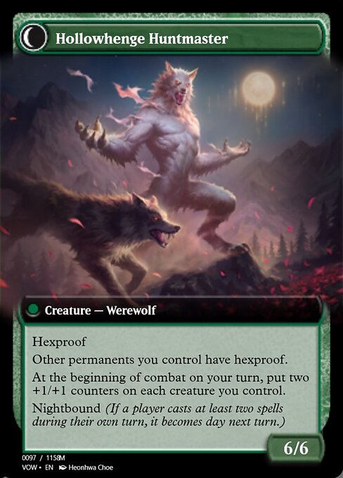 Avabruck Caretaker // Hollowhenge Huntmaster - Verso
