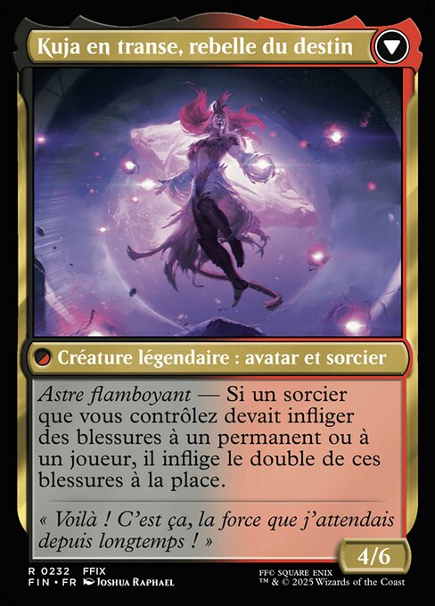 Kuja, Genome Sorcerer // Trance Kuja, Fate Defied - Verso