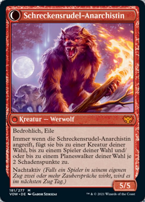 Volatile Arsonist // Dire-Strain Anarchist - Verso