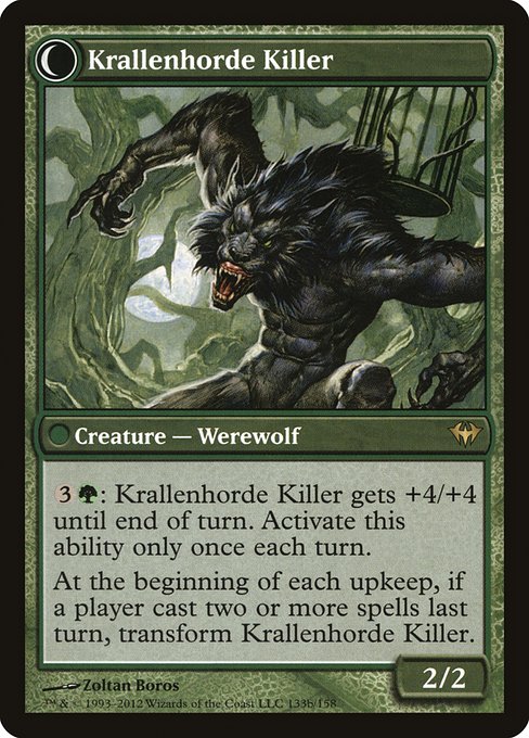 Wolfbitten Captive // Krallenhorde Killer - Verso