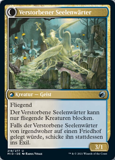Devoted Grafkeeper // Departed Soulkeeper - Verso