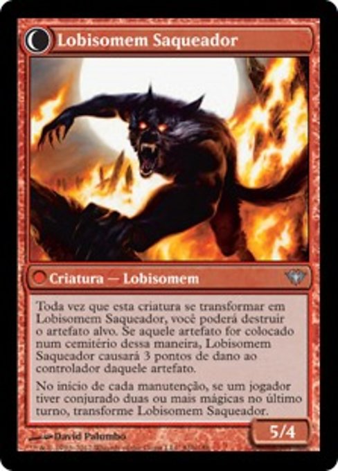 Afflicted Deserter // Werewolf Ransacker - Verso