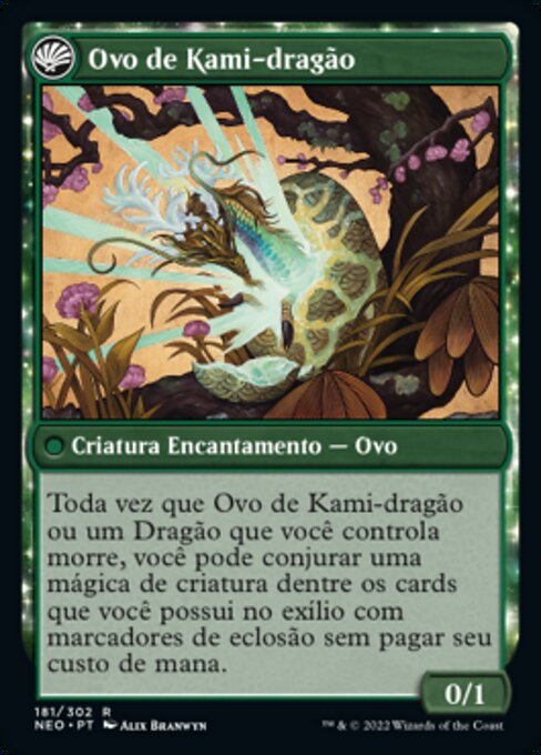 The Dragon-Kami Reborn // Dragon-Kami's Egg - Verso