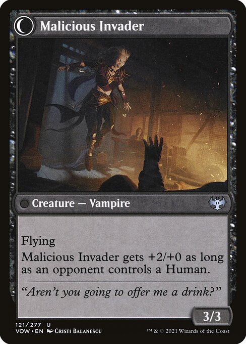 Innocent Traveler // Malicious Invader - Verso