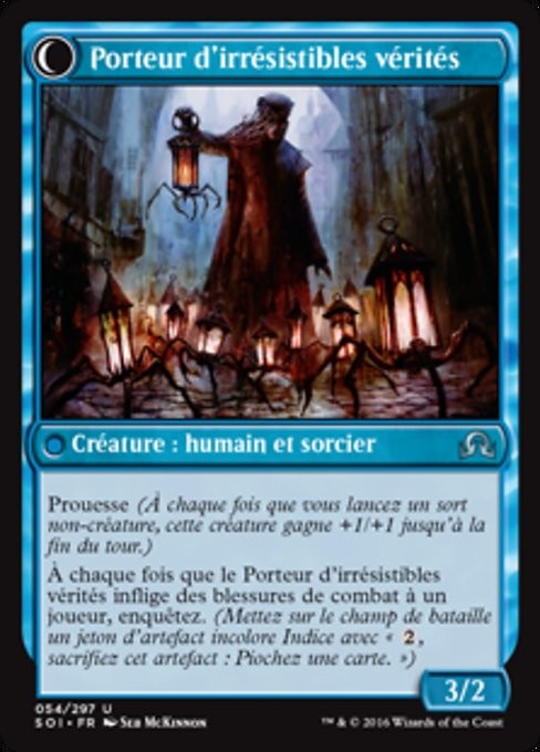 Daring Sleuth // Bearer of Overwhelming Truths - Verso