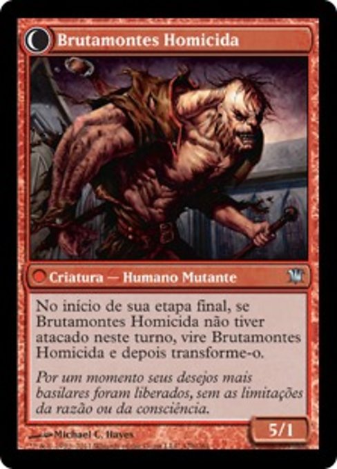 Civilized Scholar // Homicidal Brute - Verso