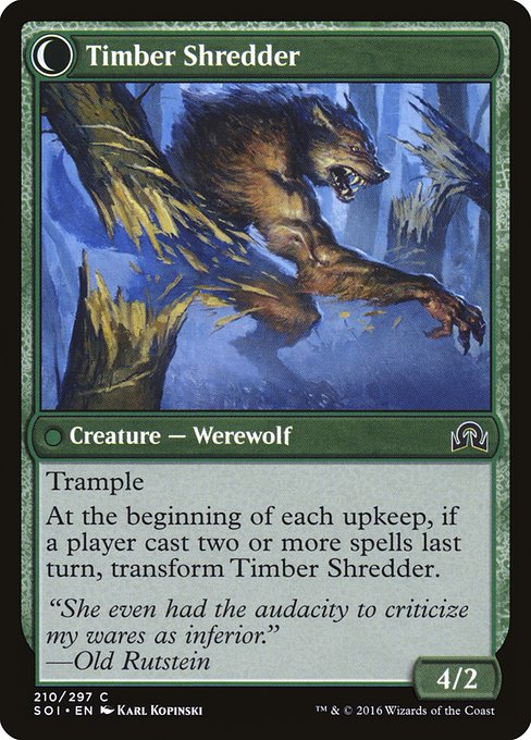 Hinterland Logger // Timber Shredder - Verso