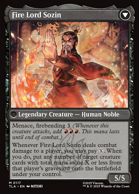 The Rise of Sozin // Fire Lord Sozin - Verso