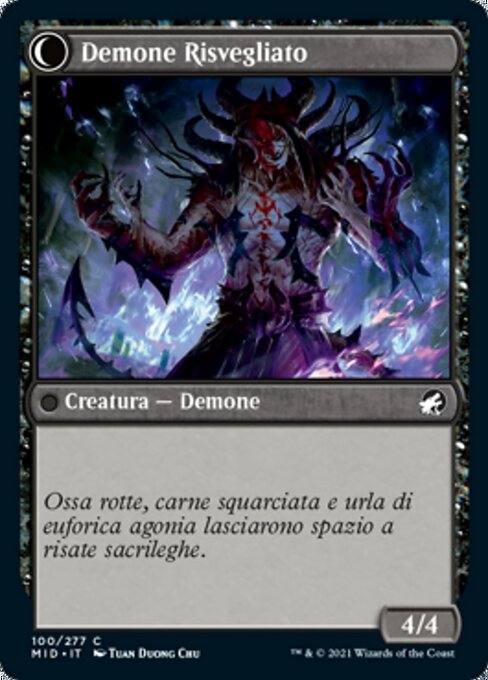 Ecstatic Awakener // Awoken Demon - Verso