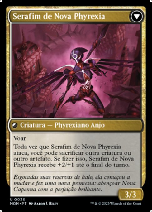 Seraph of New Capenna // Seraph of New Phyrexia - Verso