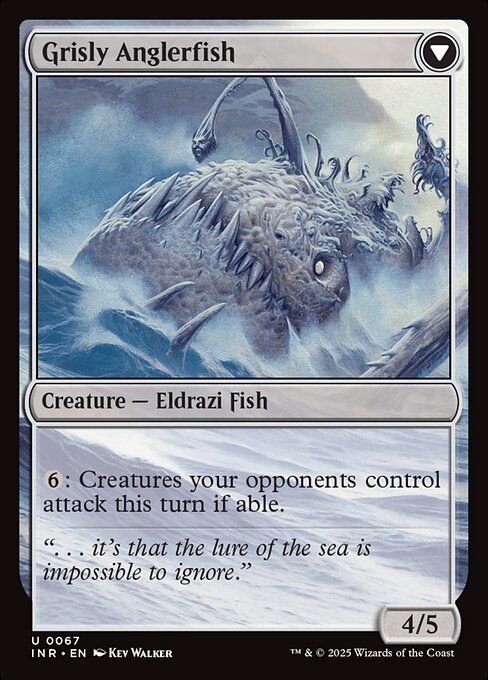 Grizzled Angler // Grisly Anglerfish - Verso