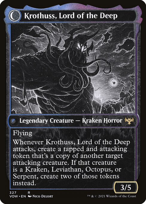 Runo Stromkirk // Krothuss, Lord of the Deep - Verso