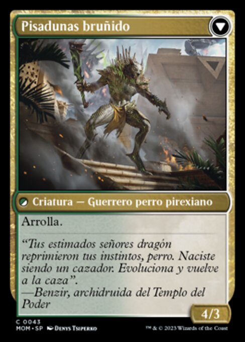 Tarkir Duneshaper // Burnished Dunestomper - Verso