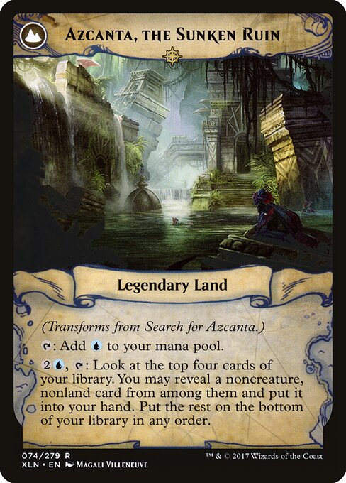 Search for Azcanta // Azcanta, the Sunken Ruin - Verso