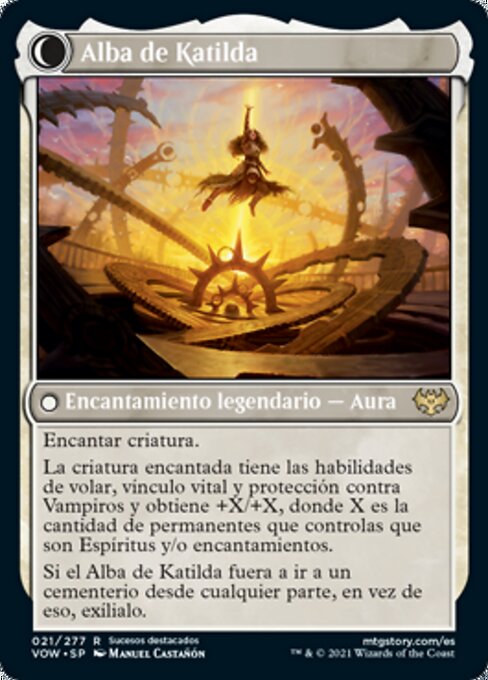 Katilda, Dawnhart Martyr // Katilda's Rising Dawn - Verso