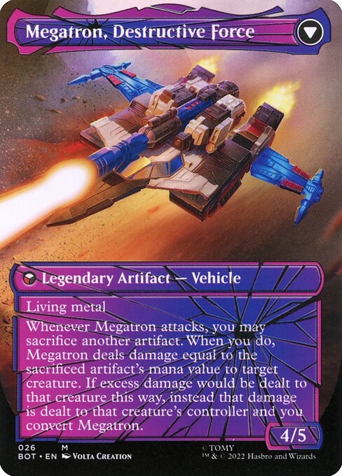 Megatron, Tyrant // Megatron, Destructive Force - Verso