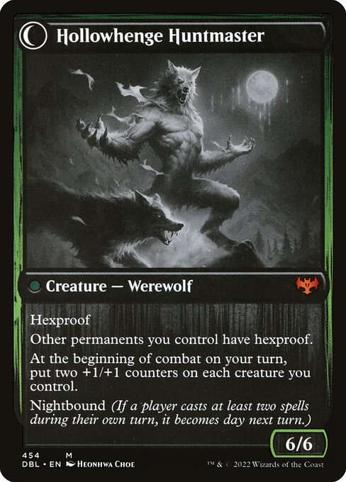 Avabruck Caretaker // Hollowhenge Huntmaster - Verso