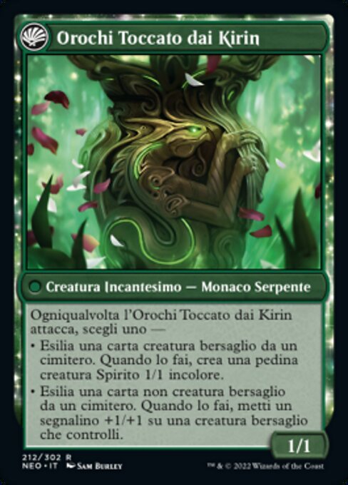 Teachings of the Kirin // Kirin-Touched Orochi - Verso