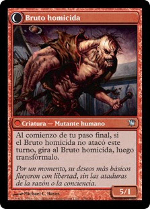 Civilized Scholar // Homicidal Brute - Verso