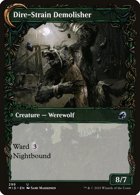 Burly Breaker // Dire-Strain Demolisher - Verso