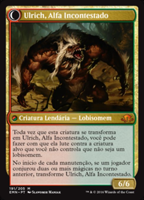 Ulrich of the Krallenhorde // Ulrich, Uncontested Alpha - Verso