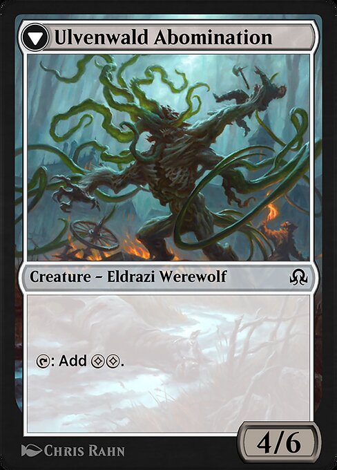 Ulvenwald Captive // Ulvenwald Abomination - Verso