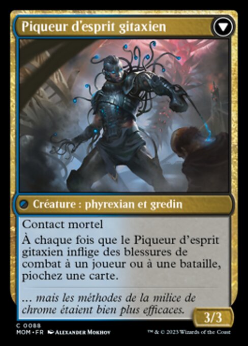 Aetherblade Agent // Gitaxian Mindstinger - Verso