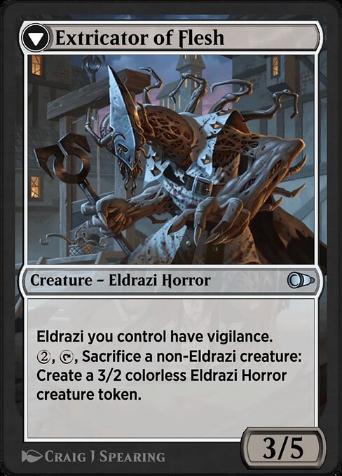 Extricator of Sin // Extricator of Flesh - Verso