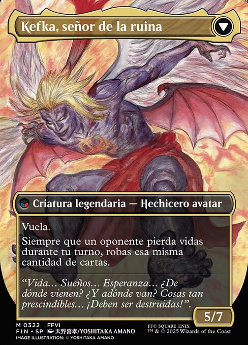 Kefka, Court Mage // Kefka, Ruler of Ruin - Verso