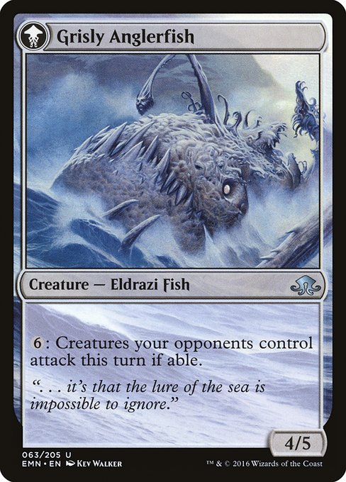 Grizzled Angler // Grisly Anglerfish - Verso