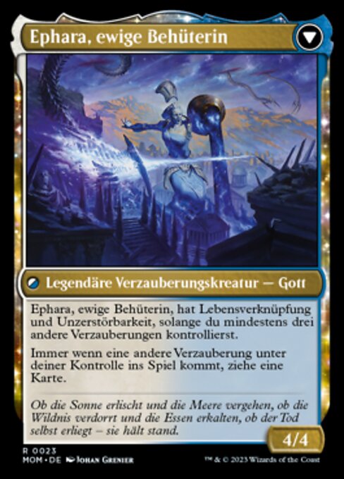 Invasion of Theros // Ephara, Ever-Sheltering - Verso