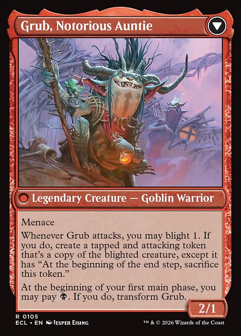 Grub, Storied Matriarch // Grub, Notorious Auntie - Verso
