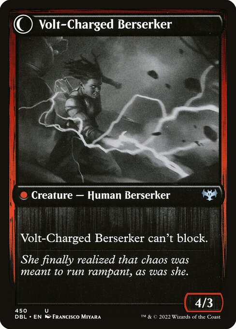 Voltaic Visionary // Volt-Charged Berserker - Verso