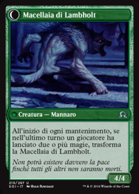 Lambholt Pacifist // Lambholt Butcher - Verso