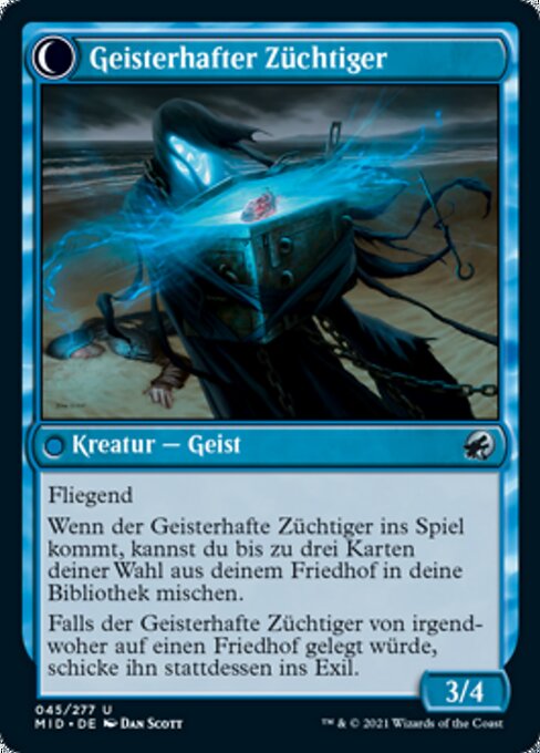 Covetous Castaway // Ghostly Castigator - Verso