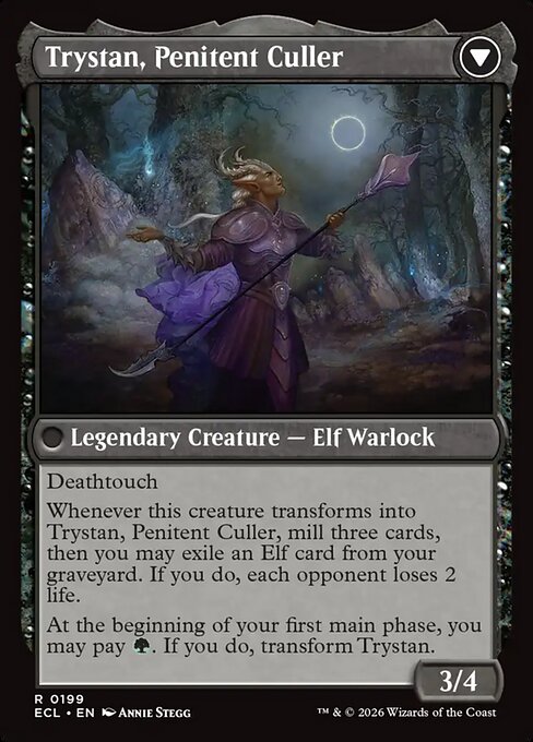 Trystan, Callous Cultivator // Trystan, Penitent Culler - Verso
