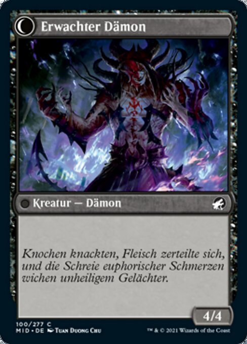 Ecstatic Awakener // Awoken Demon - Verso